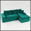 Canapé polyvalent en velours Turtle-300137253-300137241