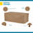 Water-Resistant 47" Rectangular Coffee Table Cover