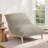 Soft 43.3 "W Oversized Accent Lounge Chair-Gray Faux Fur-493064222-493064221