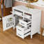 Meuble-lavabo avec lavabo, tiroirs et tablette réglable-1671326369