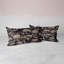 Ensemble de housse de couette gothique à motif de crâne patiné, motif de crânes éclaboussures beige sur une literie en microfibre noire, ensemble de 3 pièces, lit double très grand lit double, dossier noir uni réversible, sans insert d'édredon ni bourre de coussin-122940901