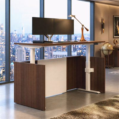 Nishad Adjustable Height Executive Standing Desk Pedestal