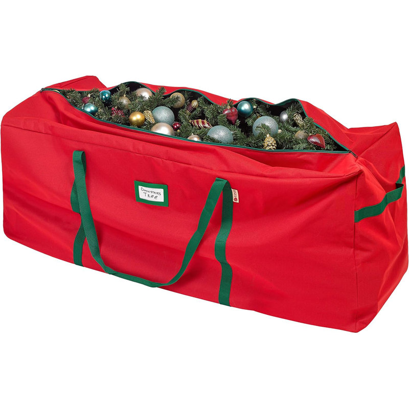 Sac de rangement pour arbre de Noël pouvant accueillir jusqu'à 9 pi, imperméable avec poignées renforcées et fermeture à glissière