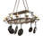 63" Long Neo 15 Light Pot Rack