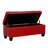 Carnet Faux Leather Upholstered Storage Bench-68938249