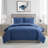Square 3-Piece Solid Pinsonic Textured Quilt Set-97535291-97535292