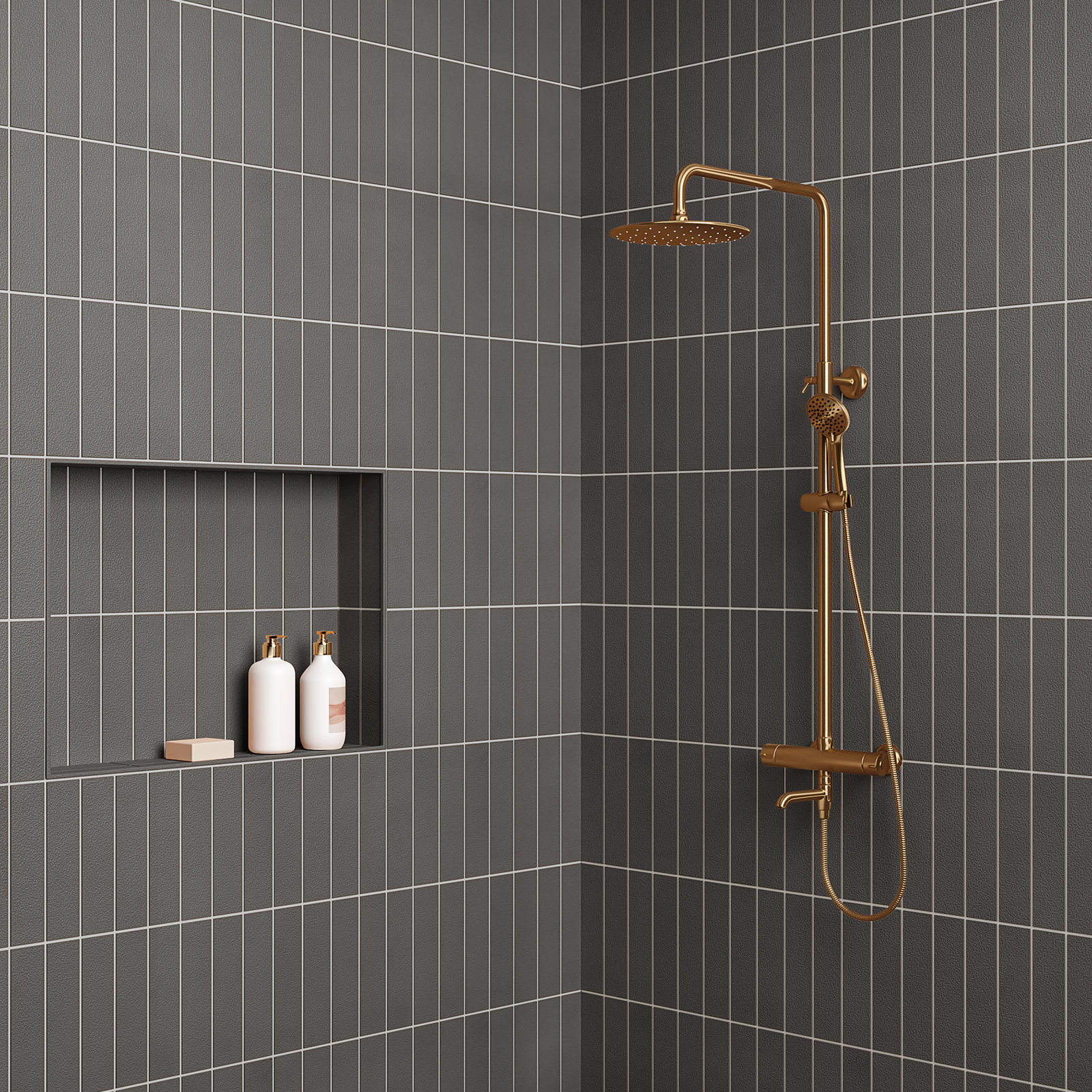 Sahara 3" x 12" Porcelain Tile, Dark
