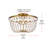 Malden 3 - Light Unique/Statement Urn Flush Mount-609885284-569943425