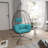 Hanging Egg Chair With Stand - Ergonomic Wicker Rattan Swing Chair For Indoor And Outdoor Use, Includes Cushion And Headrest For Comfortable Relaxation