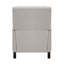 Fauteuil inclinable à dossier poussoir en tissu de chenille transitionnel avec siège auto-inclinable 1pc