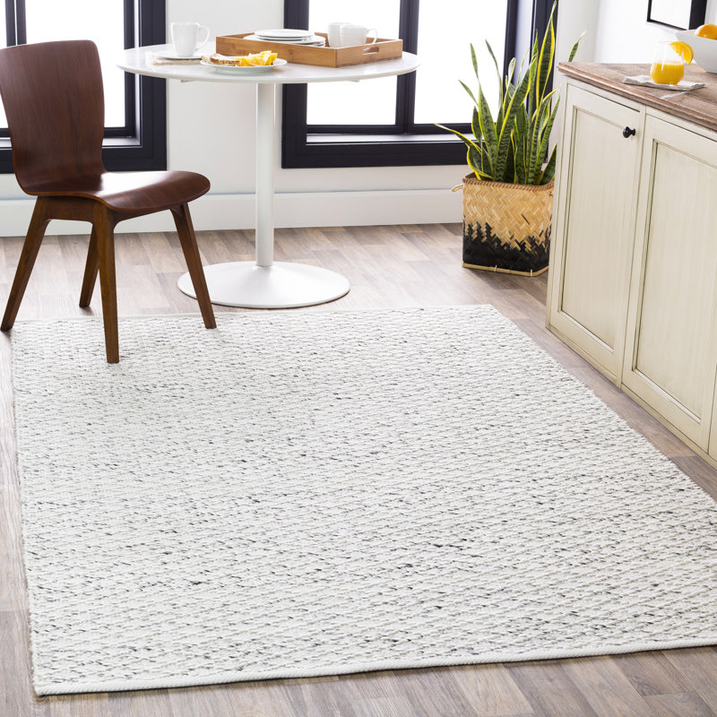 Modena Geometric Area Rug in Ivory, Rectangle 2' x 3'