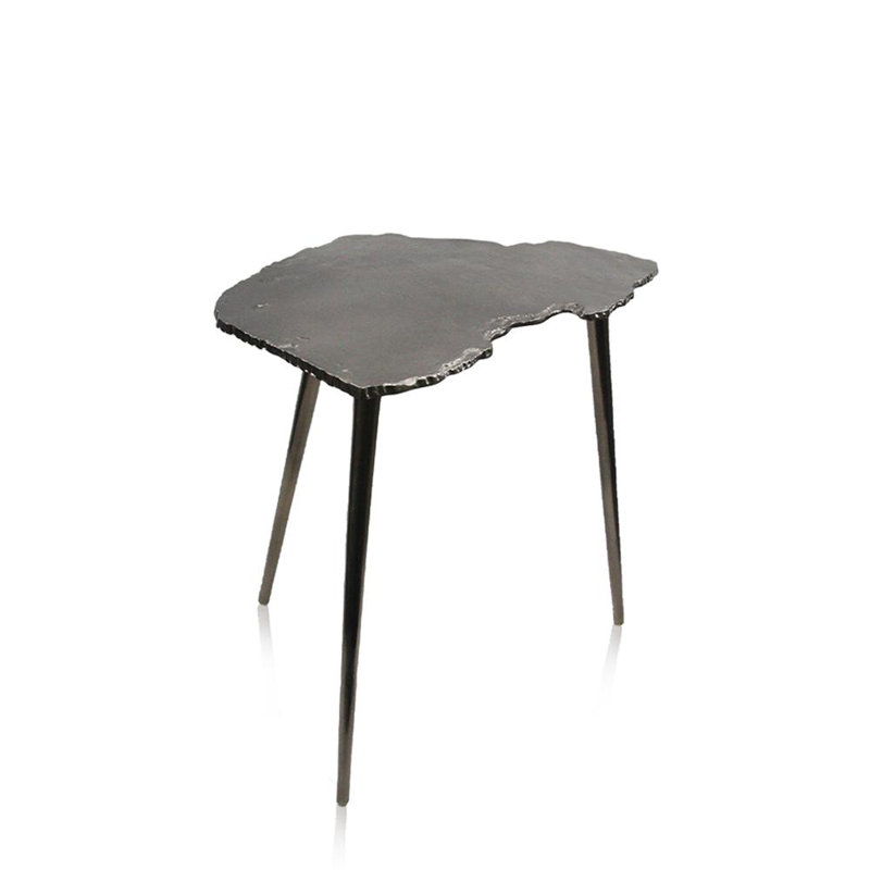 Kjellfrid Coffee Table, Antique Silver