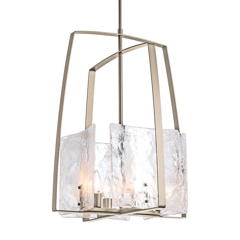 Arc 4 - Light Lantern Rectangle Chandelier, Soft Gold