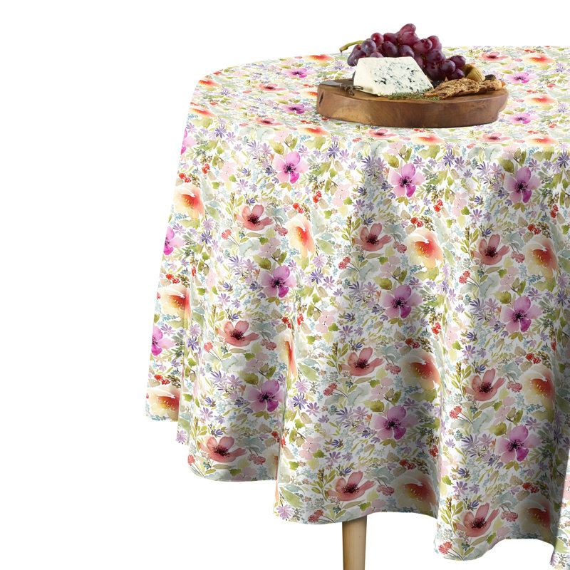Chanse Botantical Garden Dogwood Round Tablecloth, 70" x 70"