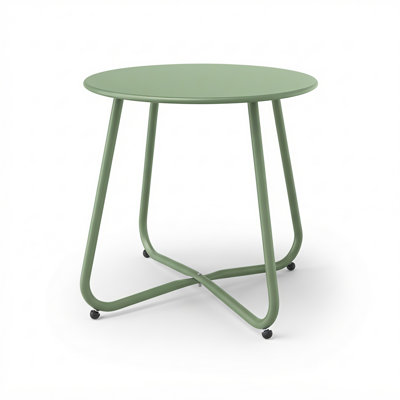 Table d'appoint extérieure en acier