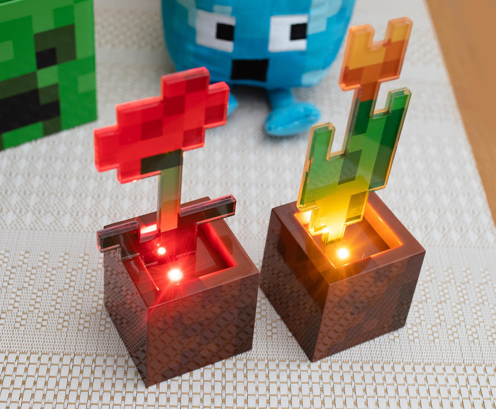 Minecraft Redstone Torch LED Lamp - 12 inch