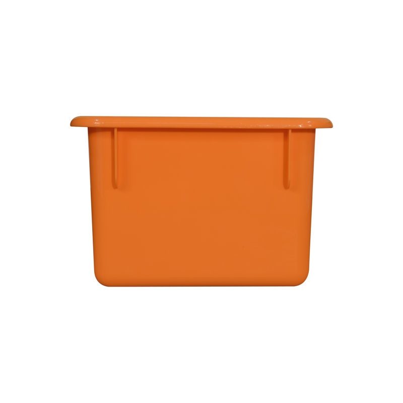 Bac en plastique, Orange