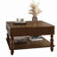 Table basse à plateau relevable cannelé 31,5 pouces avec rangement ouvert et caché-1577102209