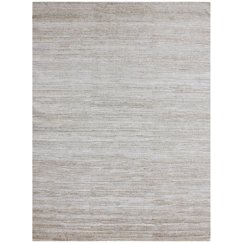 Hand Knotted Silk Indoor Rug, Rectangle 9' x 12'