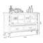 Buffet en merisier massif et bois manufacturé-250381295