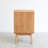 Pure Solid Oak Modern Simple Nightstand, Nordic Style Bedside Cabinet, Solid Beech Storage