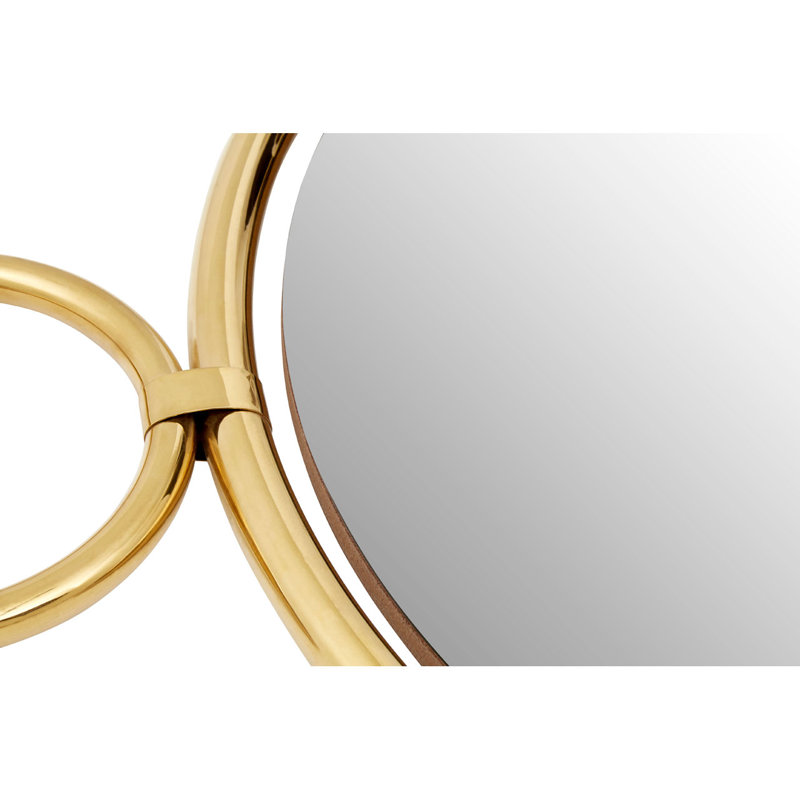 Stratton Metal Round Wall Mirror