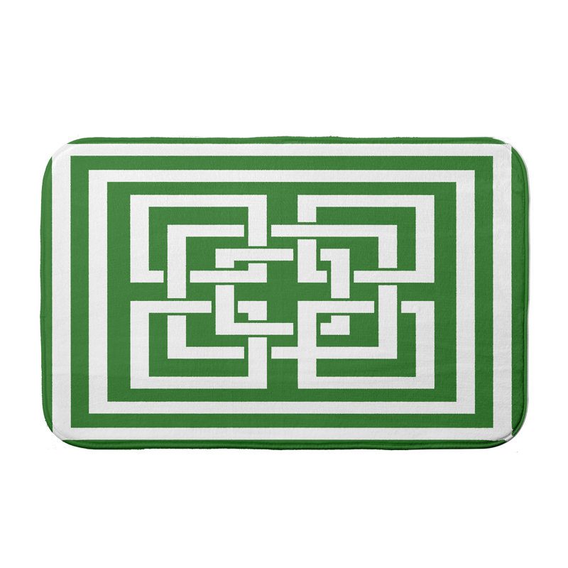 Tapis de bain Elise, l 21 po x L 34 po, Vert