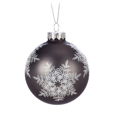 Ornement boule de flocon de neige