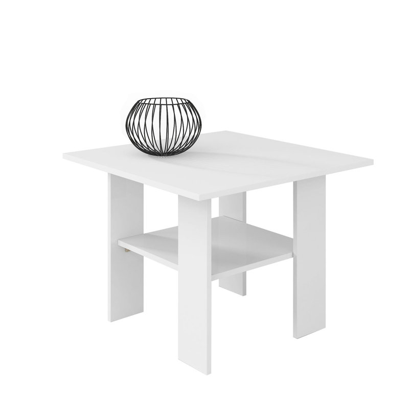 Four Leg Coffee Table, White