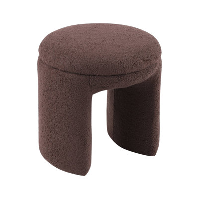 Tabouret l 18,4 po contemporain, brun