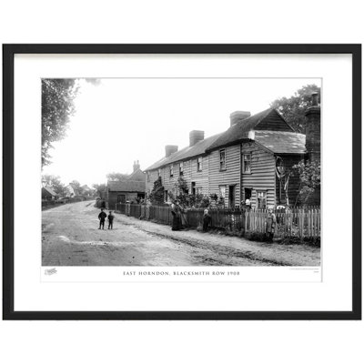 East Horndon, Blacksmith Row 1908 by Francis Frith - Single Picture Frame Print