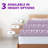 Egg Crate Lavender Memory Foam Topper-1976199366-1976341060
