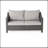 Antibes Loveseat & Table-451860649-451860648