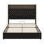 Platform Bed with Headboard Featuring, USB Port-1573897605