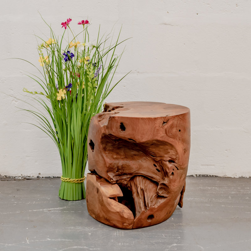 Burruss Solid Wood Accent Stool