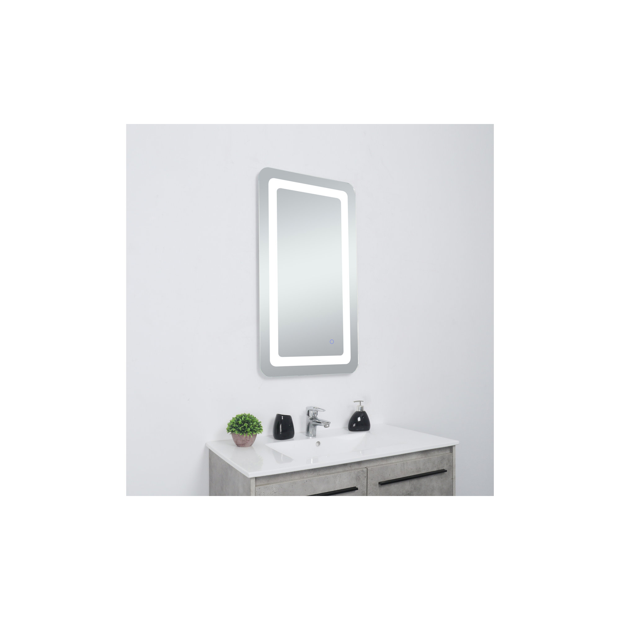 Juliane Mirror, 36" x 24", Rectangle