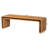 Bali & Pari Nevada Bohemian Light Honey Rattan Accent Bench