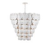 Tulum 8 - Light Wrought Iron Chandelier by Marjorie Skouras