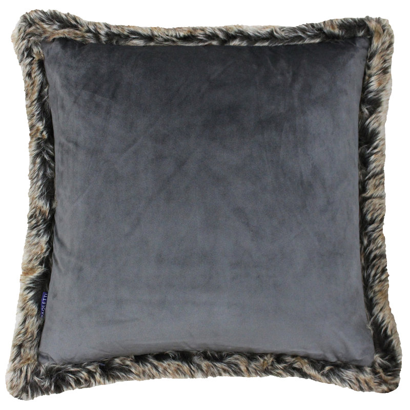 Demi Square Throw Cushion, Smoke