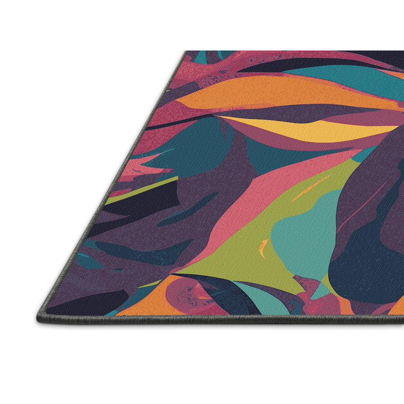Techno Glimmer Rug, Rectangle 5' x 8'
