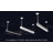4FT Linkable LED Linear Light, 50W,Dimmable LED Suspension Office Lighting Fixture