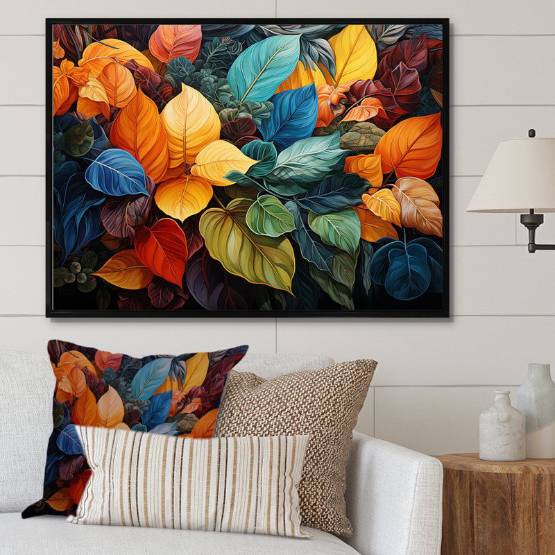 «Urban Oasis I», impression sur toile, H 16 po x l 32 po x P 1 po, Cadre flottant noir