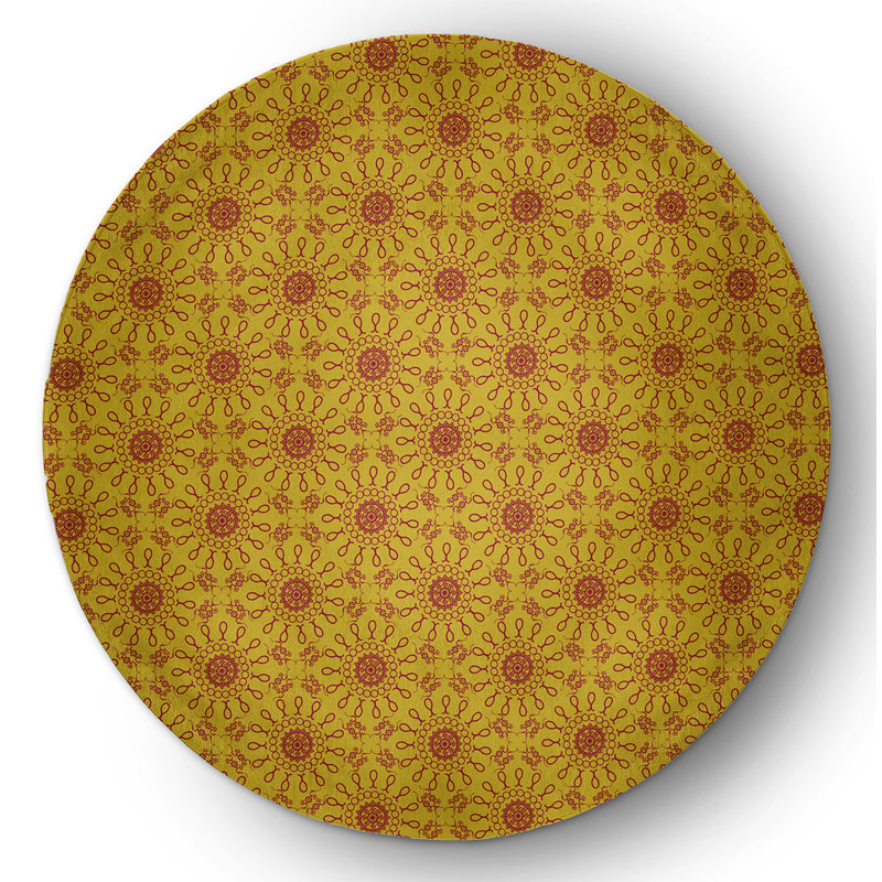 Chenille Indoor / Outdoor Rug, Round 5'