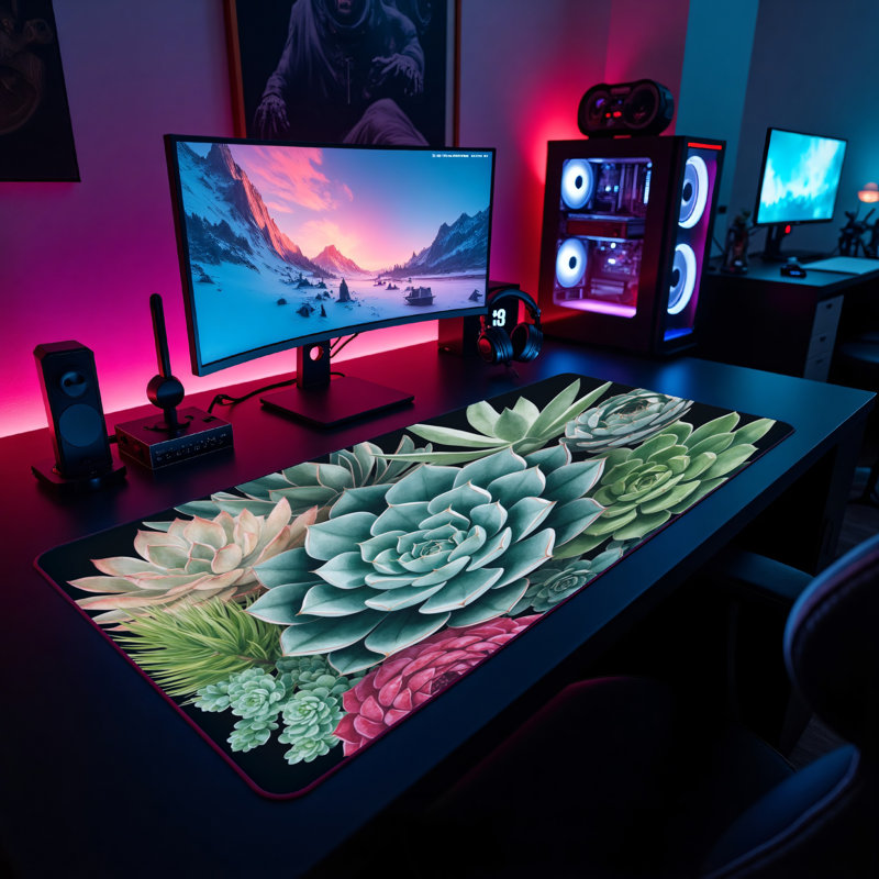 Polyester Desk Pad, 23.6x13.8