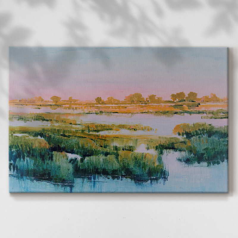 Marshland View I -Gallery Wraraped Cavas, 18 x 27