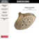 Universal Multi Function Rain Shower Head with H2Okinetic Technology