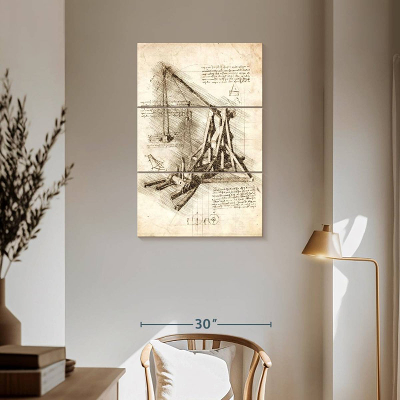 Laelle Trebuchet, 57" H x 36" W