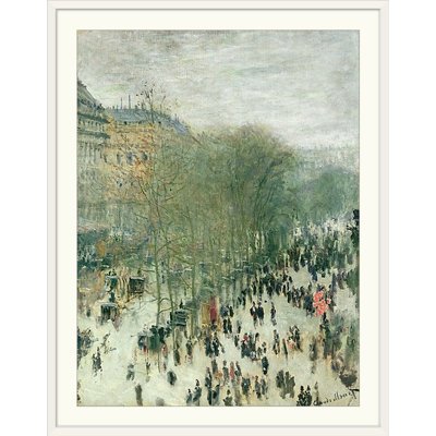 «Boulevard Des Capucines, 1873 4» par Claude Monet - reproduction imprimée