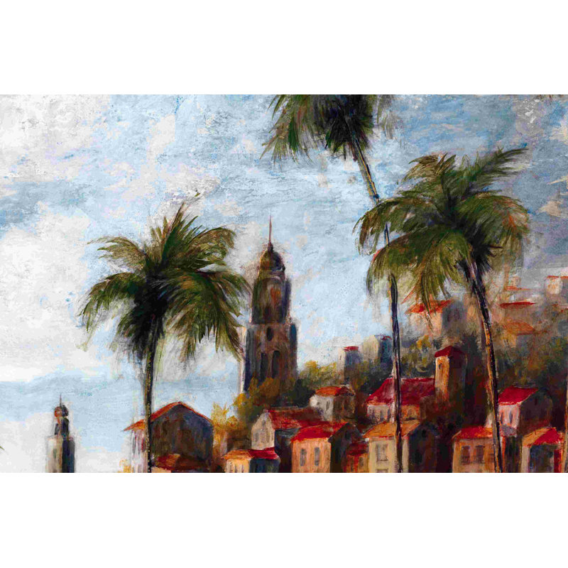 Tropical Coast 2 - Impression sur toile tendue, H 8 po x l 12 po