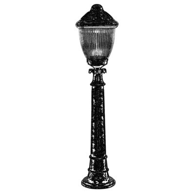 Aarjan Hammered Lamp Post (Full)